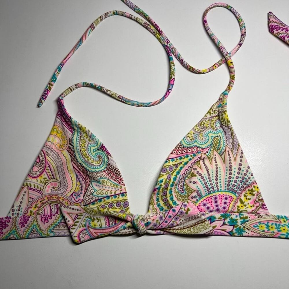 Victoria’s Secret Paisley Triangle Bikini Top